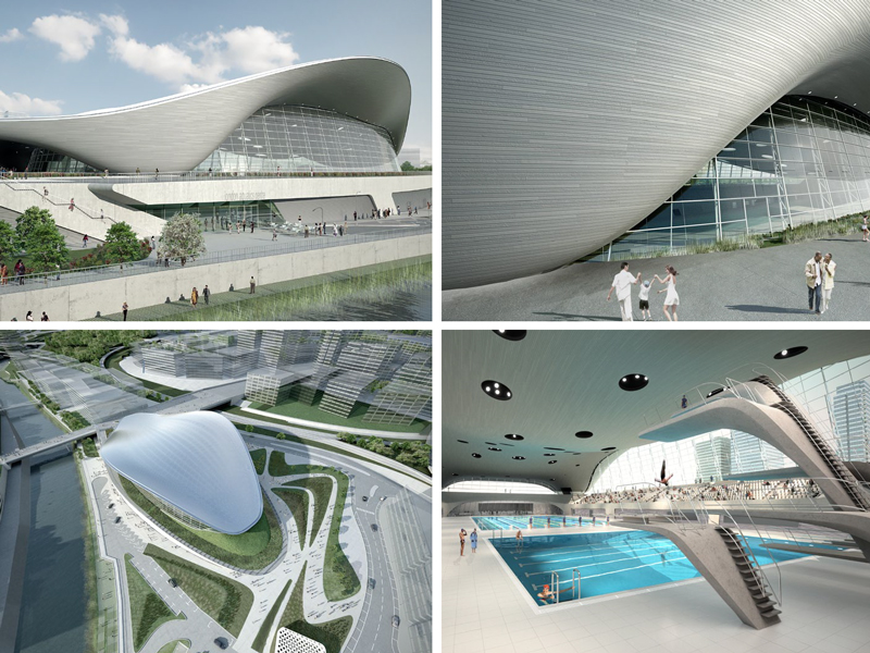 Zaha Hadid architects - Olympic aquatic centre London 2012