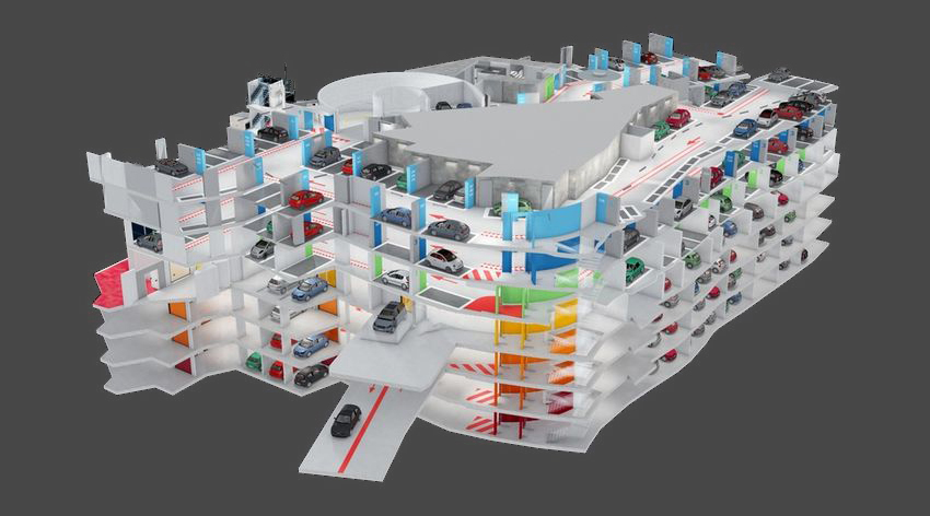 Quick Morelli 3D parking in Naples