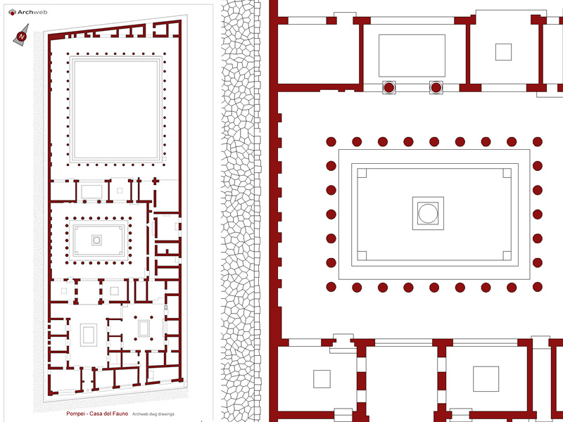 Casa del Fauno a Pompei