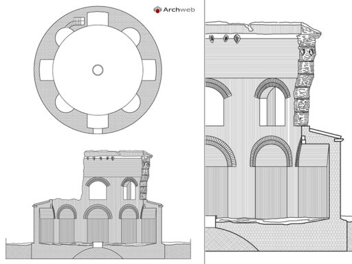 Mausoleum of Helena dwg drawings.