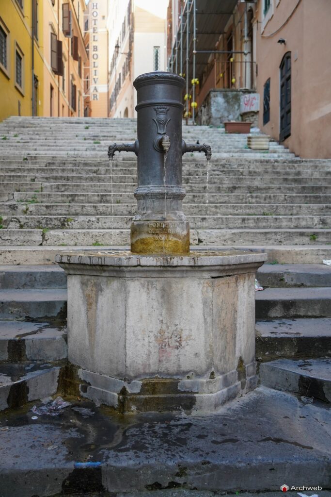 Drinking water fountain, dwg drawing scale 1:100