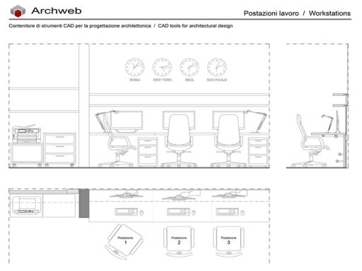 Workstations 20 dwg preview Archweb
