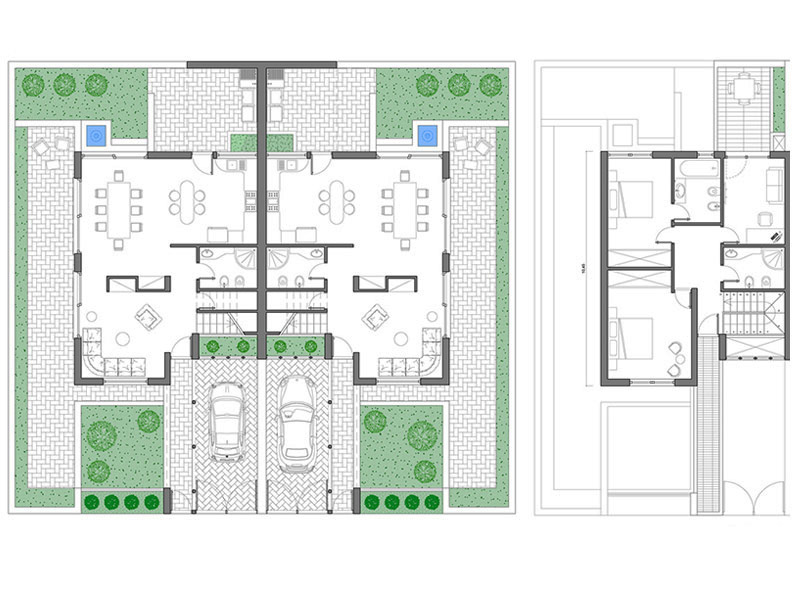Casa bifamiliare 13 anteprima dwg Archweb