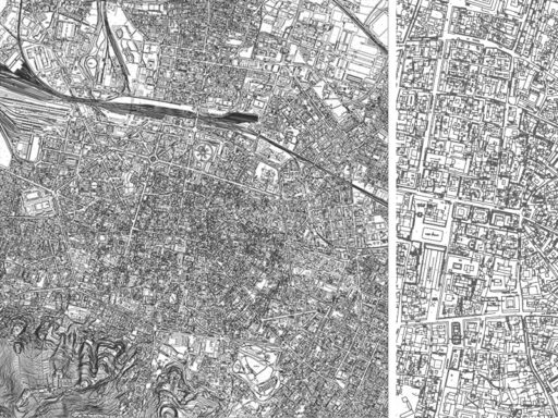 Planimetria Bologna centro anteprima dwg Archweb