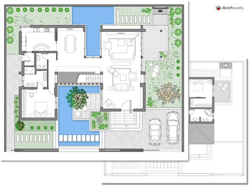 Schema progetto villa 08 anteprima dwg Archweb