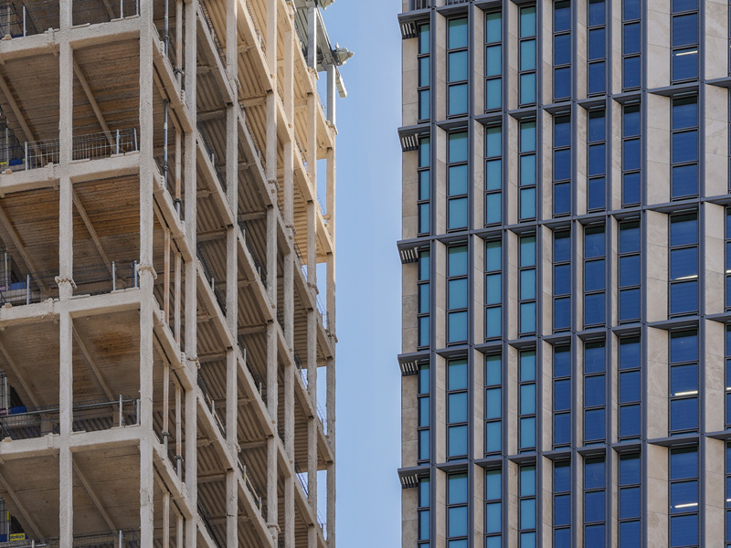 Installazione curtain-wall fotografie