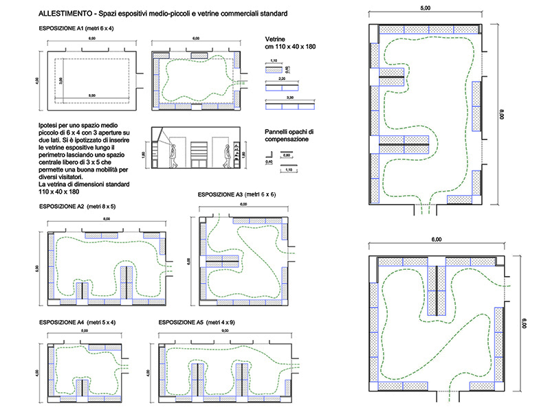 Esposizione bacheche 01 anteprima dwg Archweb