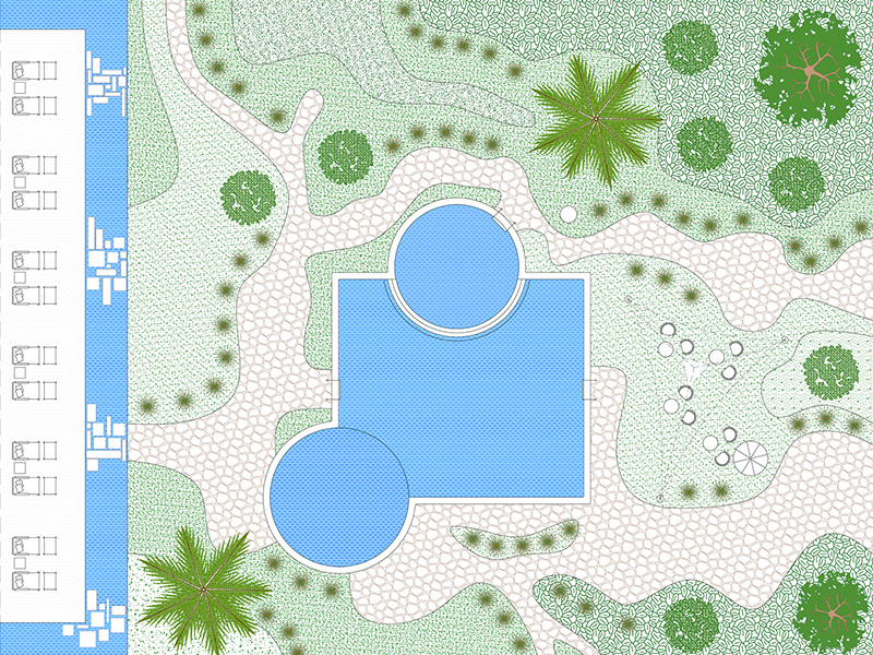 Giardino contemporaneo 03 anteprima dwg Archweb