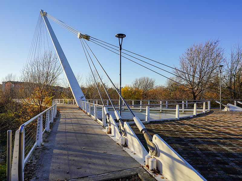 Nuovo ponte ciclopedonale sul Reno