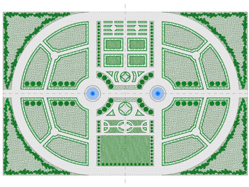 Giardino all'italiana 01 anteprima dwg Archweb