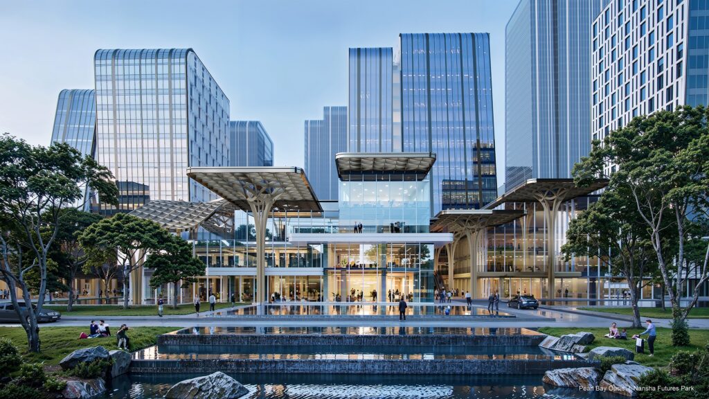 Nansha Futures Industrial Park by Aedas