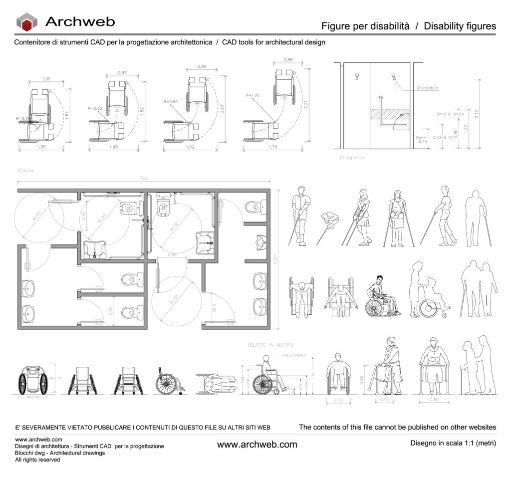 Disegni disabilità 01 dwg Archweb