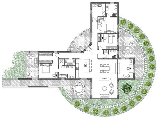 Schema progetto villa 11 anteprima dwg Archweb
