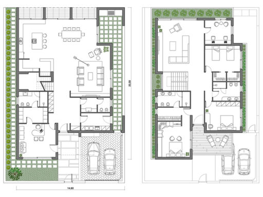 Schema progetto villa 13 anteprima dwg Archweb