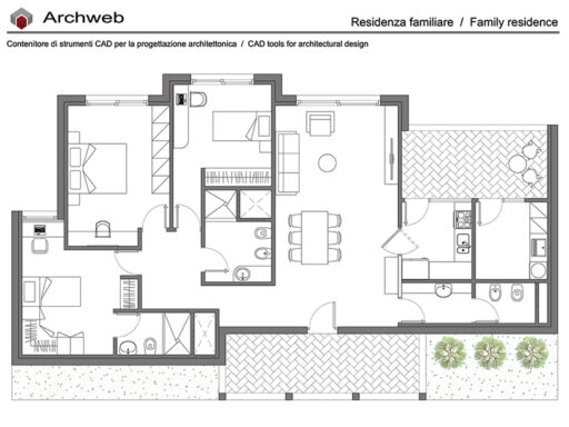 Schema-progetto villa 14 anteprima dwg Archweb