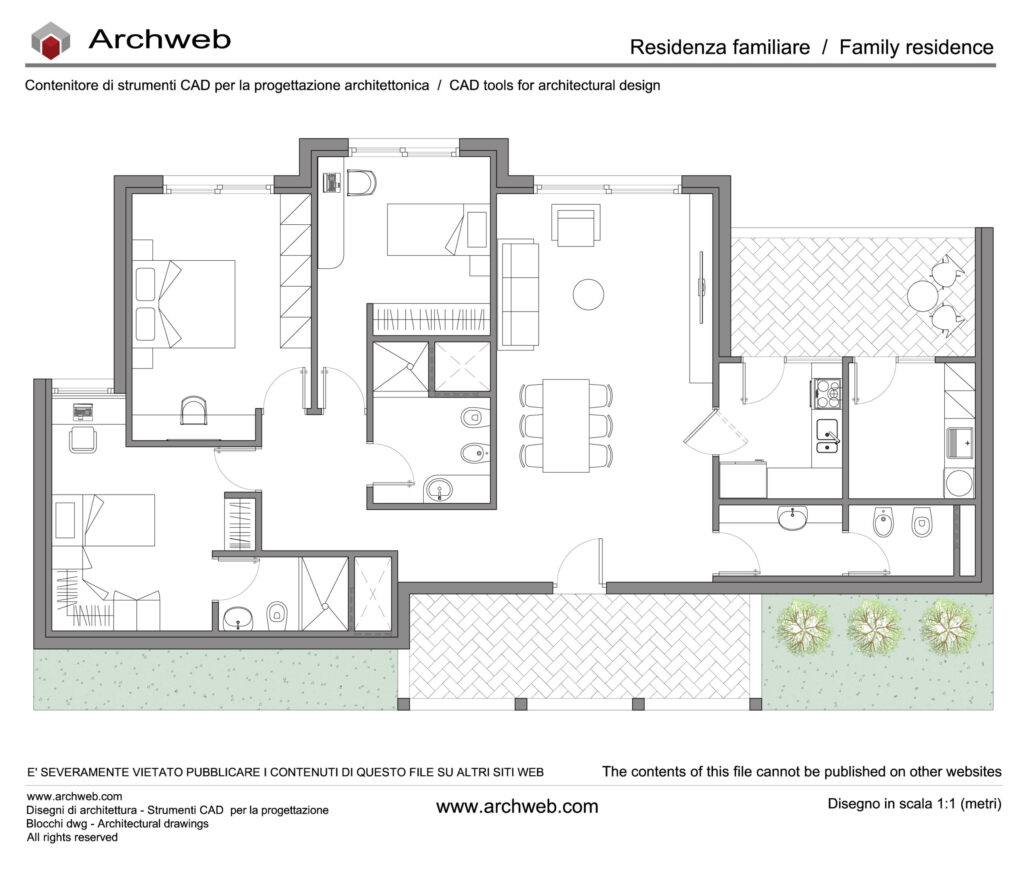 Schema-progetto villa 14 dwg Archweb