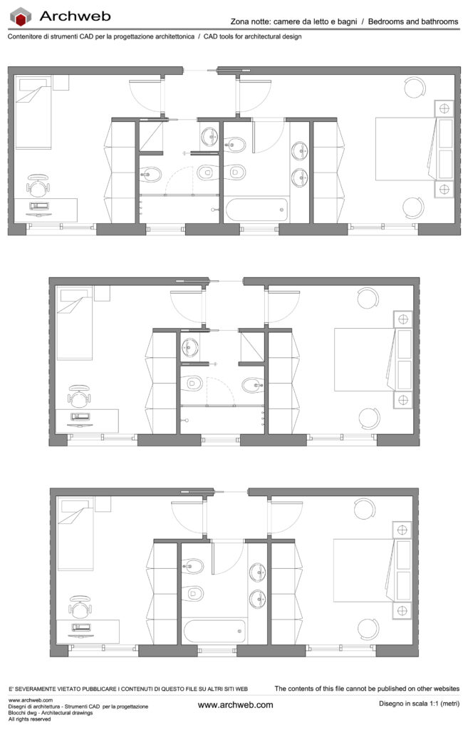 Zona notte dwg 26 dwg Archweb