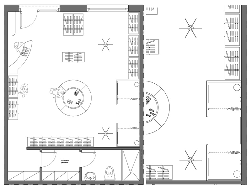 Abbigliamento negozio 04 anteprima dwg Archweb