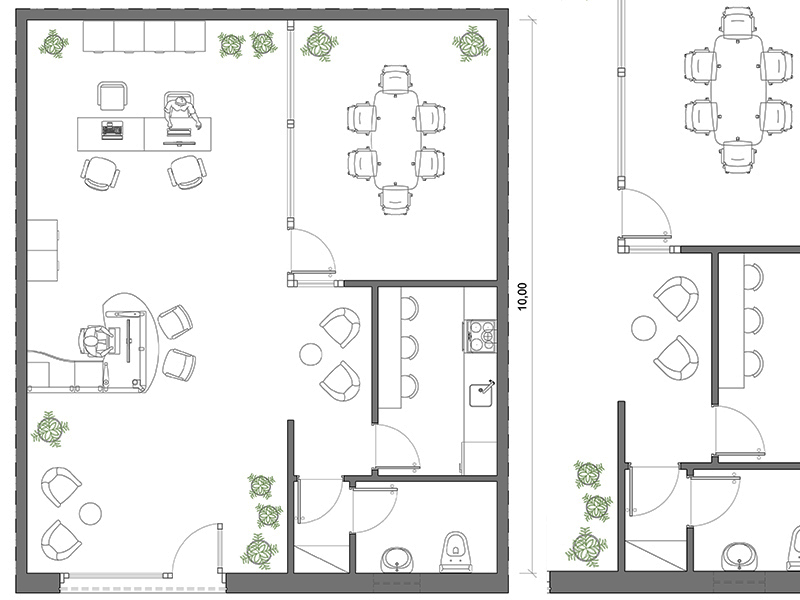 Studio professionale 02 anteprima dwg Archweb