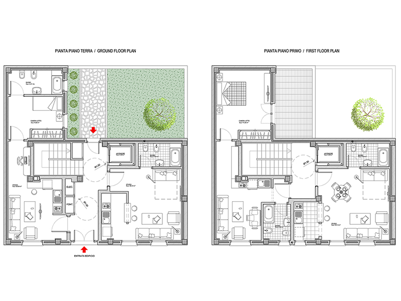 Villino dwg 01 anteprima dwg Archweb