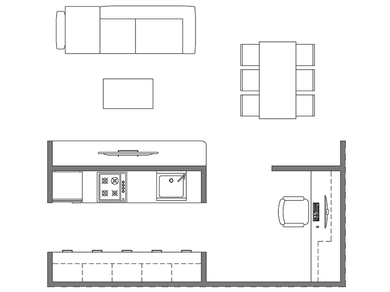 Zona giorno dwg 02 anteprima Archweb