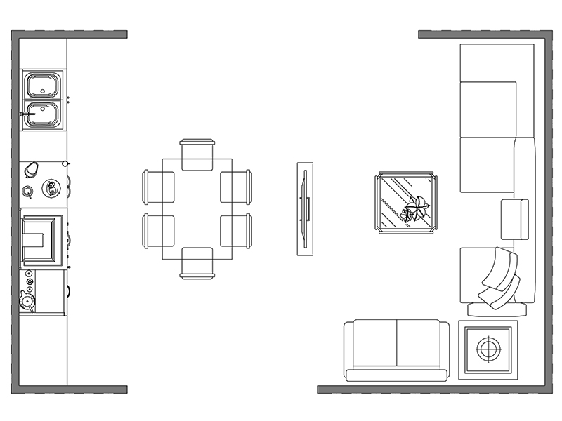 Zona giorno dwg 03 anteprima Archweb