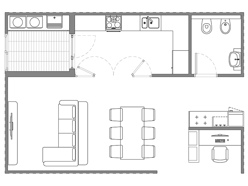 Zona giorno dwg 05 anteprima Archweb