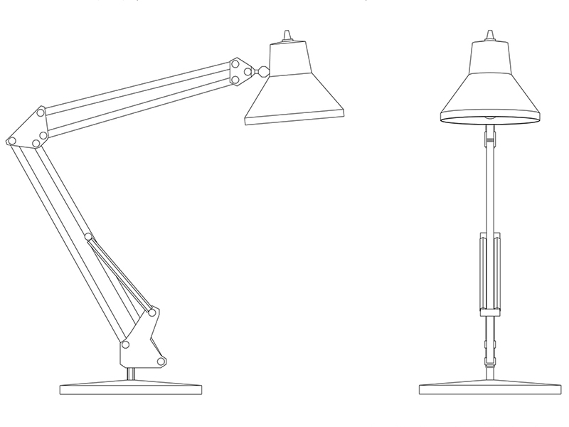 Lampada da tavolo 06 anteprima dwg Archweb