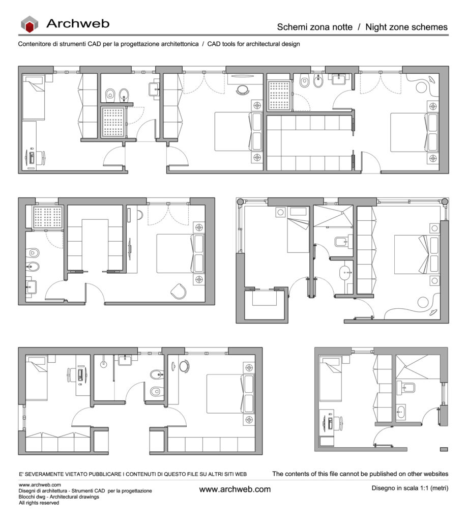 Schemi zona notte 01 dwg Archweb