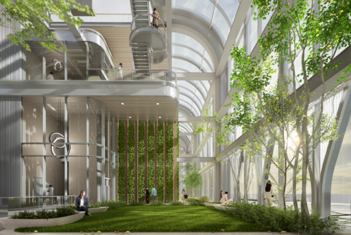 Torre Yuekai Asset Management a Guangzhou (Cina) progettata dallo studio di architettura e design Aedas: Cloud Garden