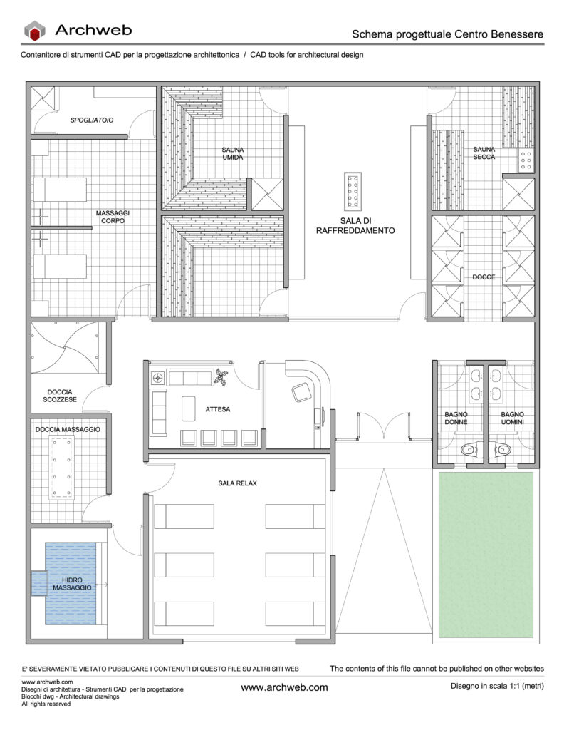 Centro benessere 13 dwg Archweb