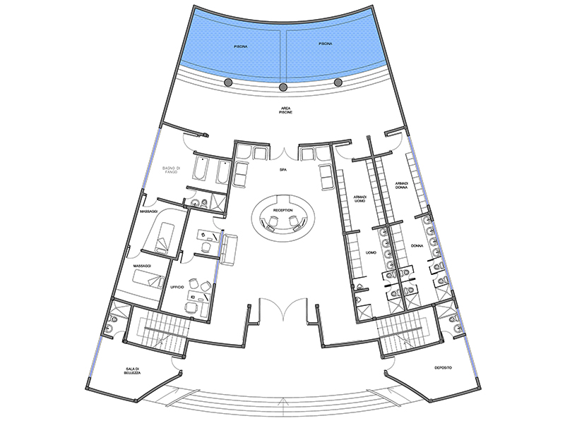 Schema centro benessere 10 anteprima dwg Archweb