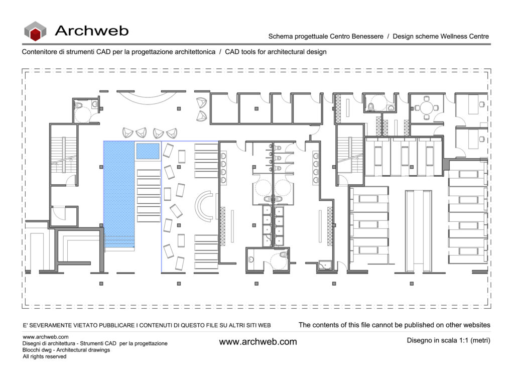 Schema centro benessere 11 dwg Archweb