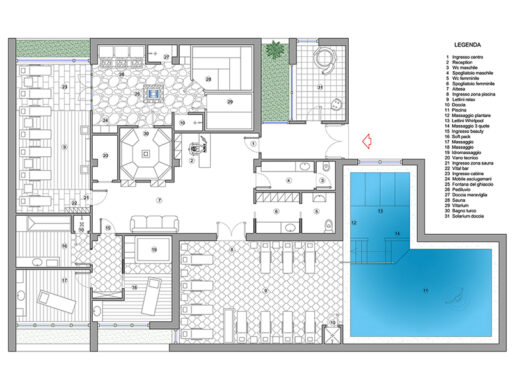 Wellness center 02 anteprima dwg Archweb