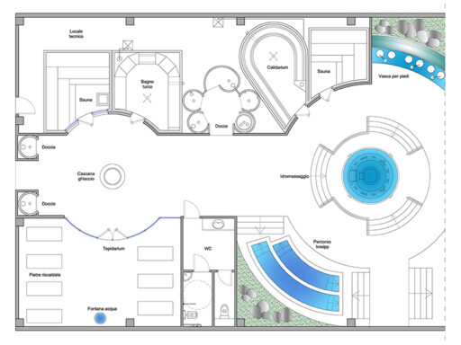 Wellness center 04 anteprima dwg Archweb
