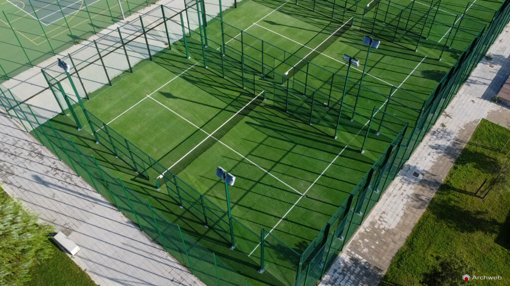 Campo di Padel visto dall'alto