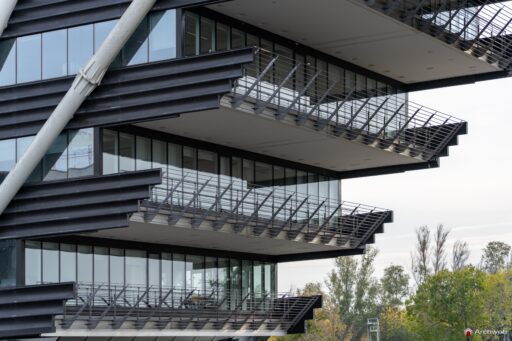 Edificio uffici Esso a Roma-Magliana di Julio Lafuente