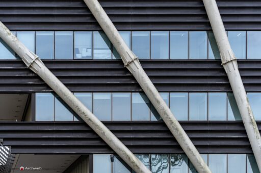 Edificio uffici Esso a Roma-Magliana di Julio Lafuente
