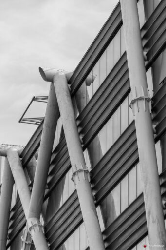Edificio uffici Esso a Roma-Magliana di Julio Lafuente