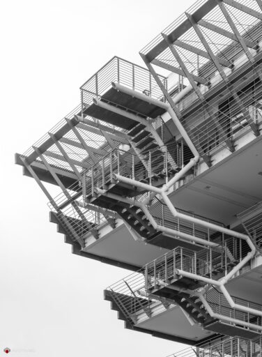 Edificio uffici Esso a Roma-Magliana di Julio Lafuente