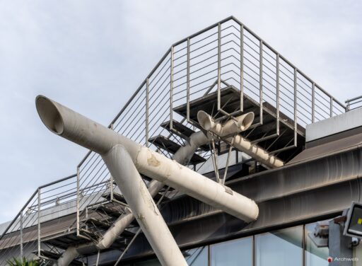 Edificio uffici Esso a Roma-Magliana di Julio Lafuente
