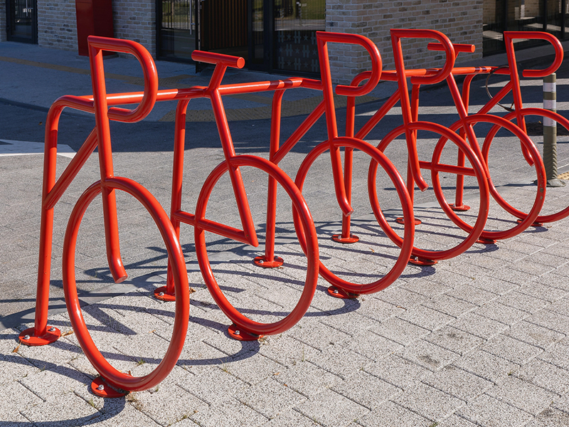 Rastrelliere per il parcheggio delle biciclette