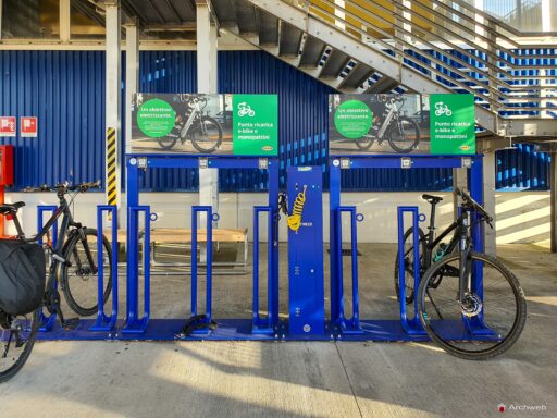 Rastrelliere per il parcheggio delle biciclette