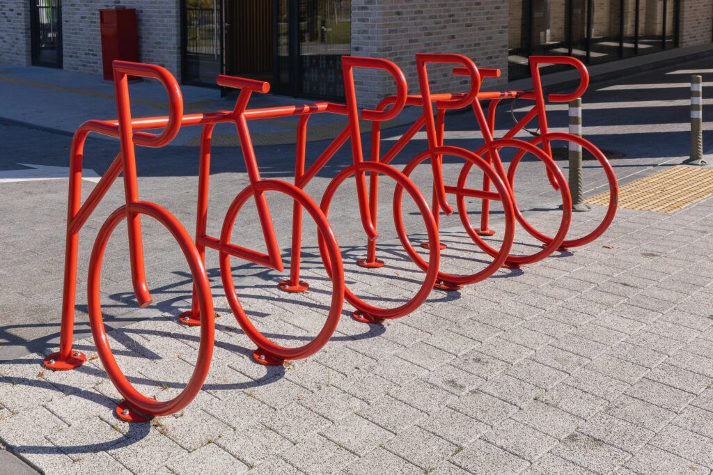 Rastrelliere per il parcheggio delle biciclette