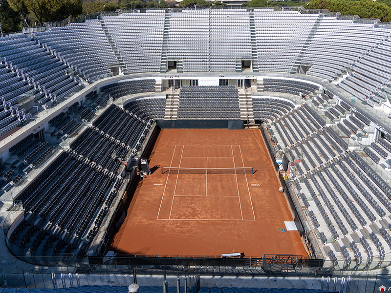 Stadio Centrale del Tennis al Foro Italico a Roma