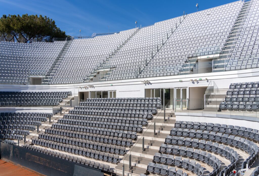 Stadio Centrale del Tennis al Foro Italico a Roma