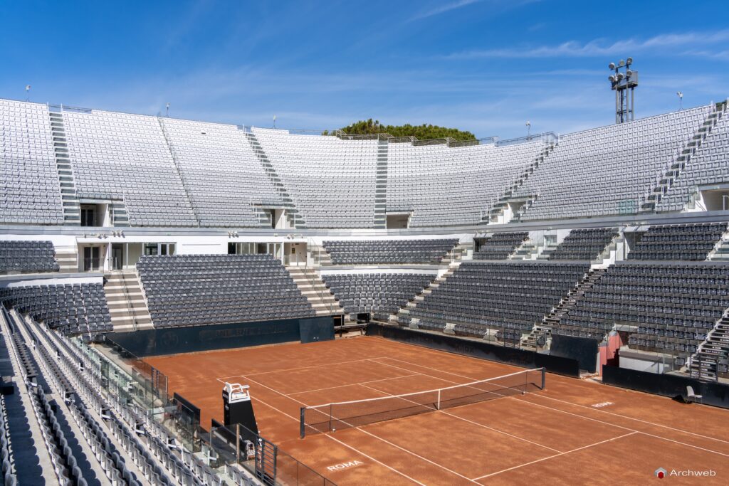 Stadio Centrale del Tennis al Foro Italico a Roma