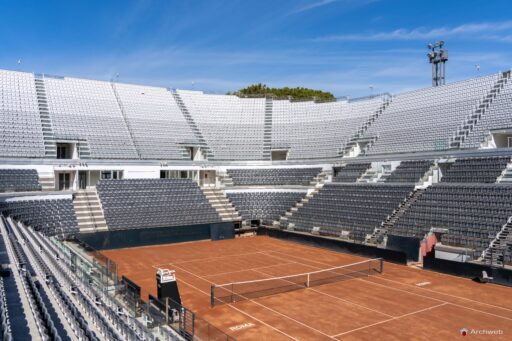 Stadio Centrale del Tennis al Foro Italico a Roma