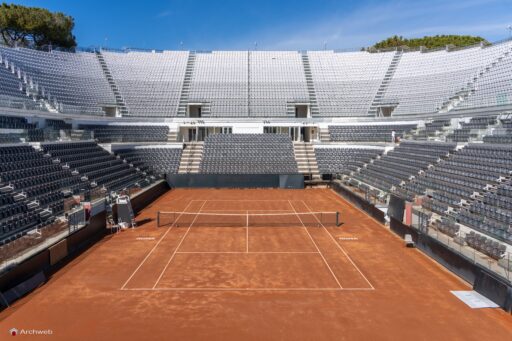 Stadio Centrale del Tennis al Foro Italico a Roma