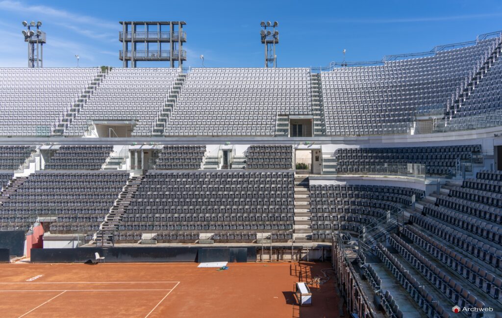 Stadio Centrale del Tennis al Foro Italico a Roma